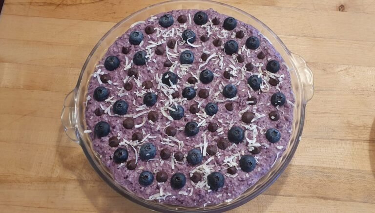 Blueberry Chocolate Pie
